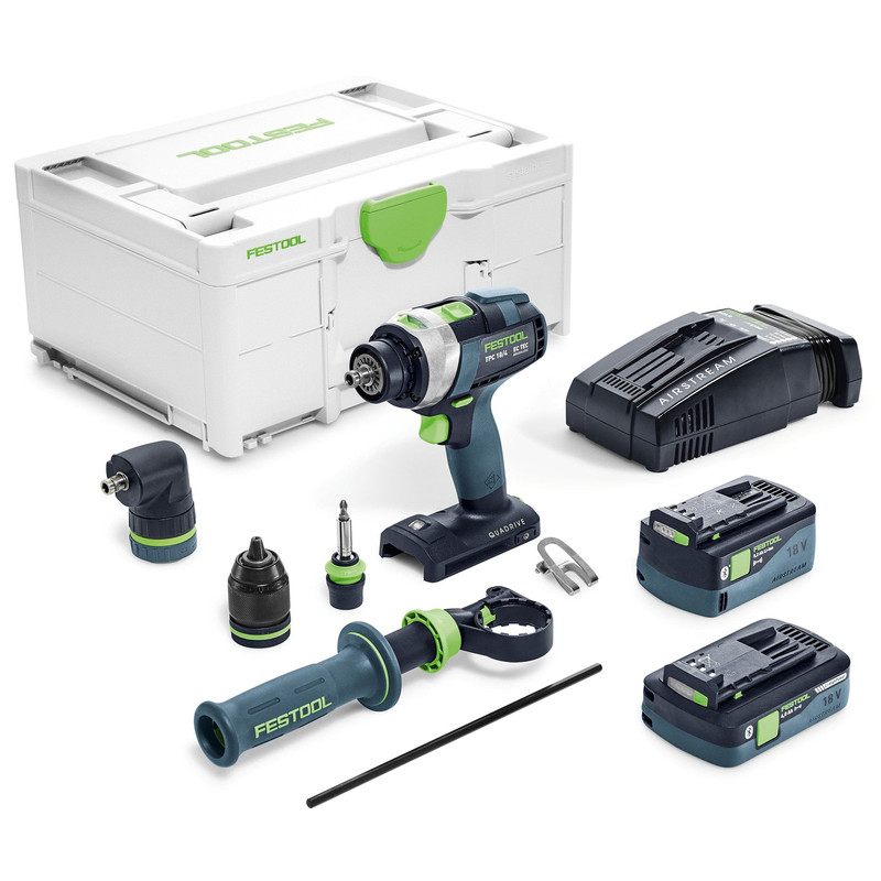 QUADRIVE TPC 18/4 HPC 4.0 Hammer Drill Set